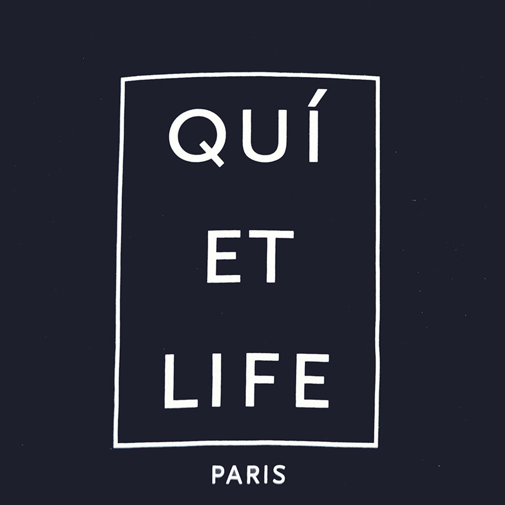 The Quiet Life - Paris Men's Crewneck, Navy - The Giant Peach