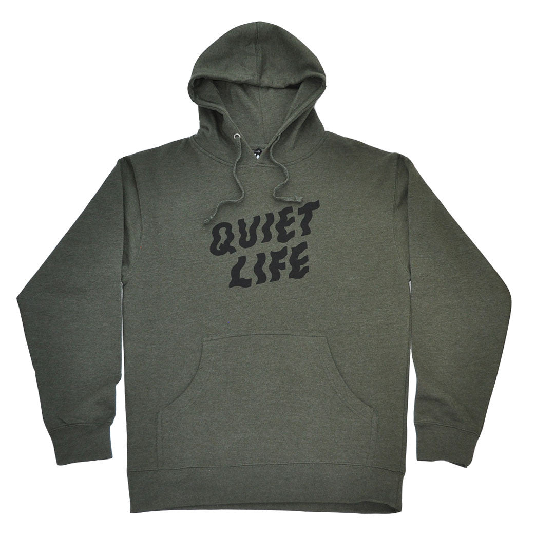 The Quiet Life - Shakey Pullover Men's Hoodie, Heather Army - The Giant Peach