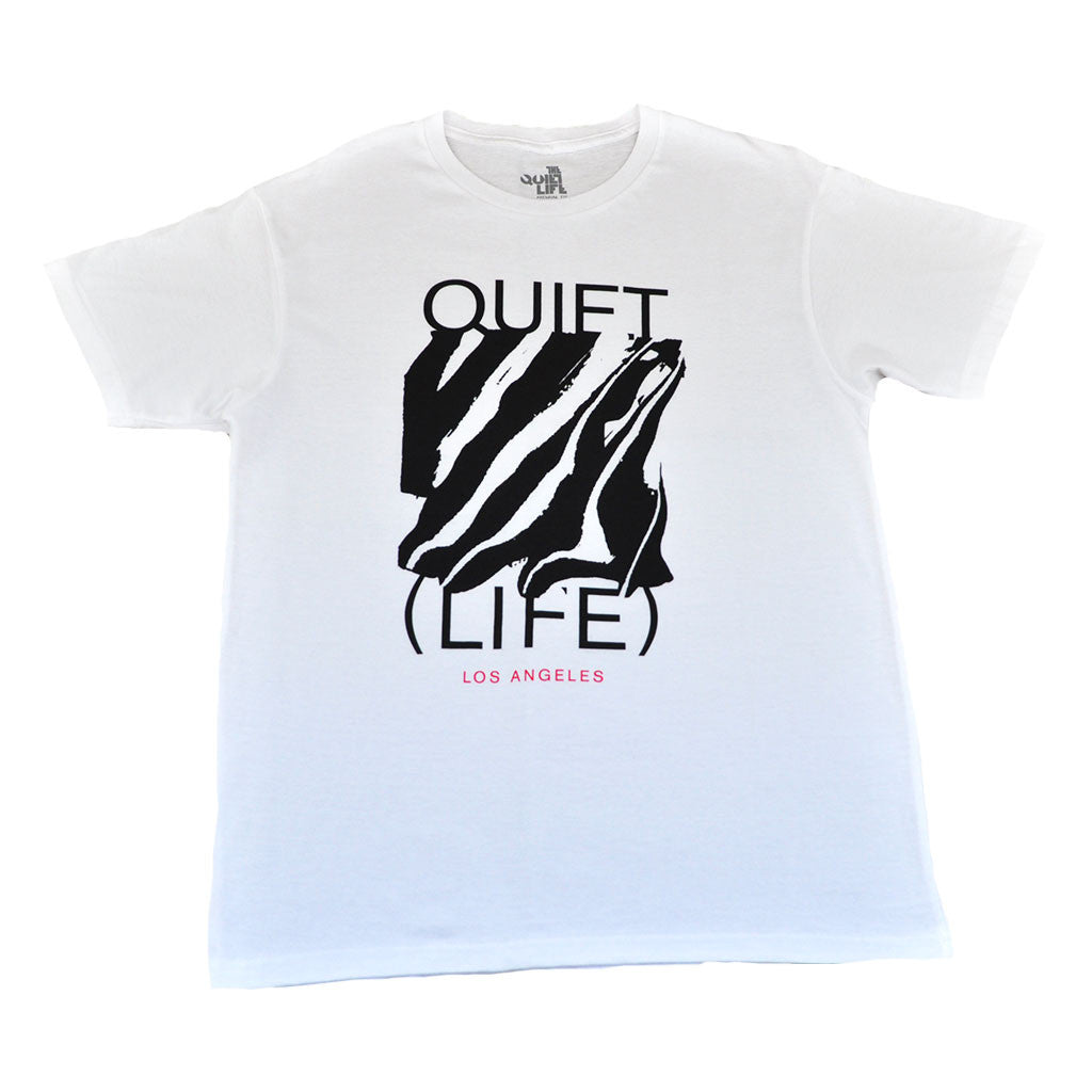 The Quiet Life - Smear Men's Shirt, White - The Giant Peach