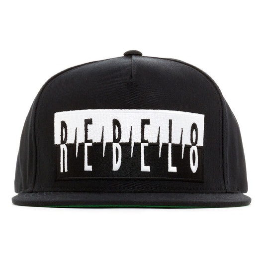 REBEL8 - The Shot Snapback Hat, Black - The Giant Peach