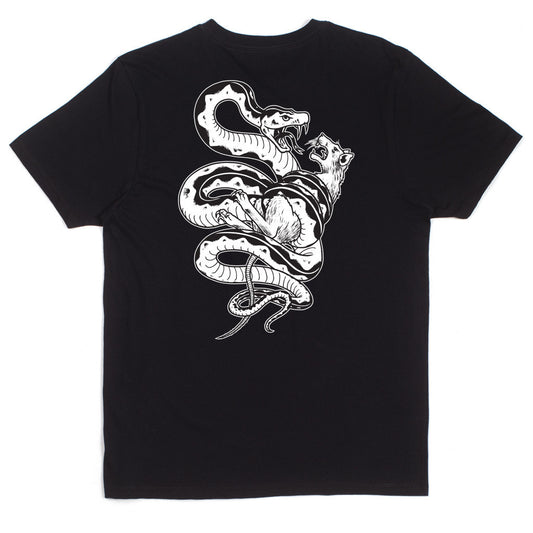 HUF x Todd Francis - Never Say Die Tee, Black - The Giant Peach