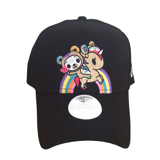 tokidoki - Rainbow Ride Snapback Hat, Black