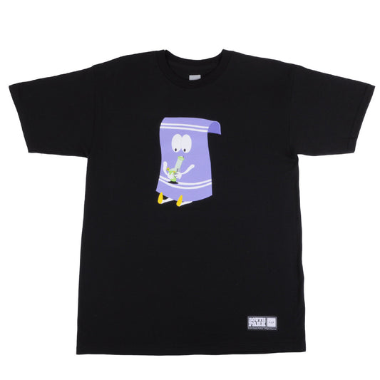 Towelie x HUF - 420 Tee, Black - The Giant Peach