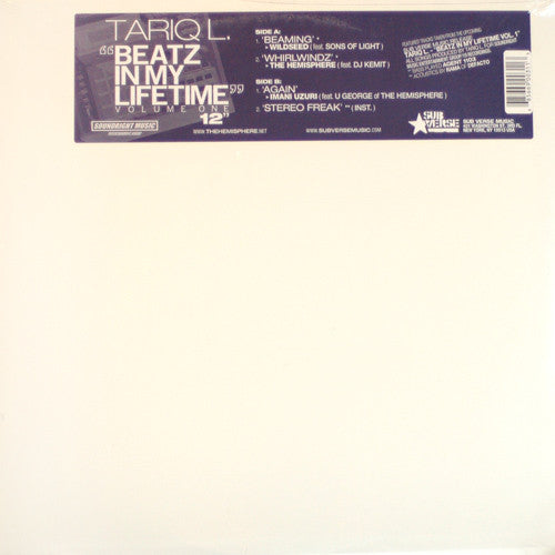 Tariq L. - Beatz In My Lifetime Vol. 1, 12" Vinyl - The Giant Peach