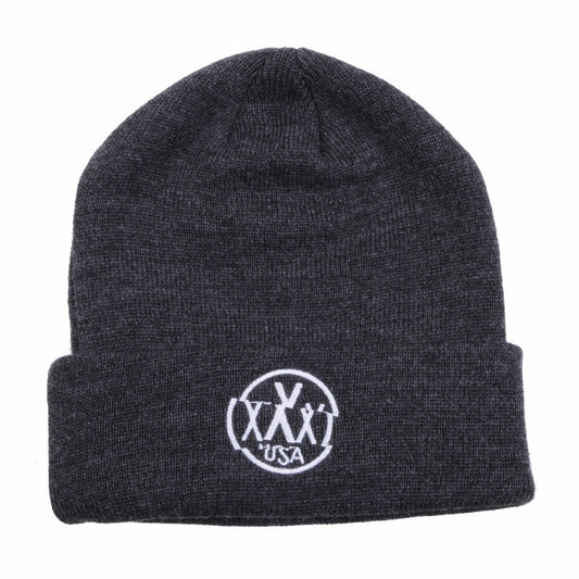 10Deep - Triple X Shift Beanie, Charcoal Heather - The Giant Peach