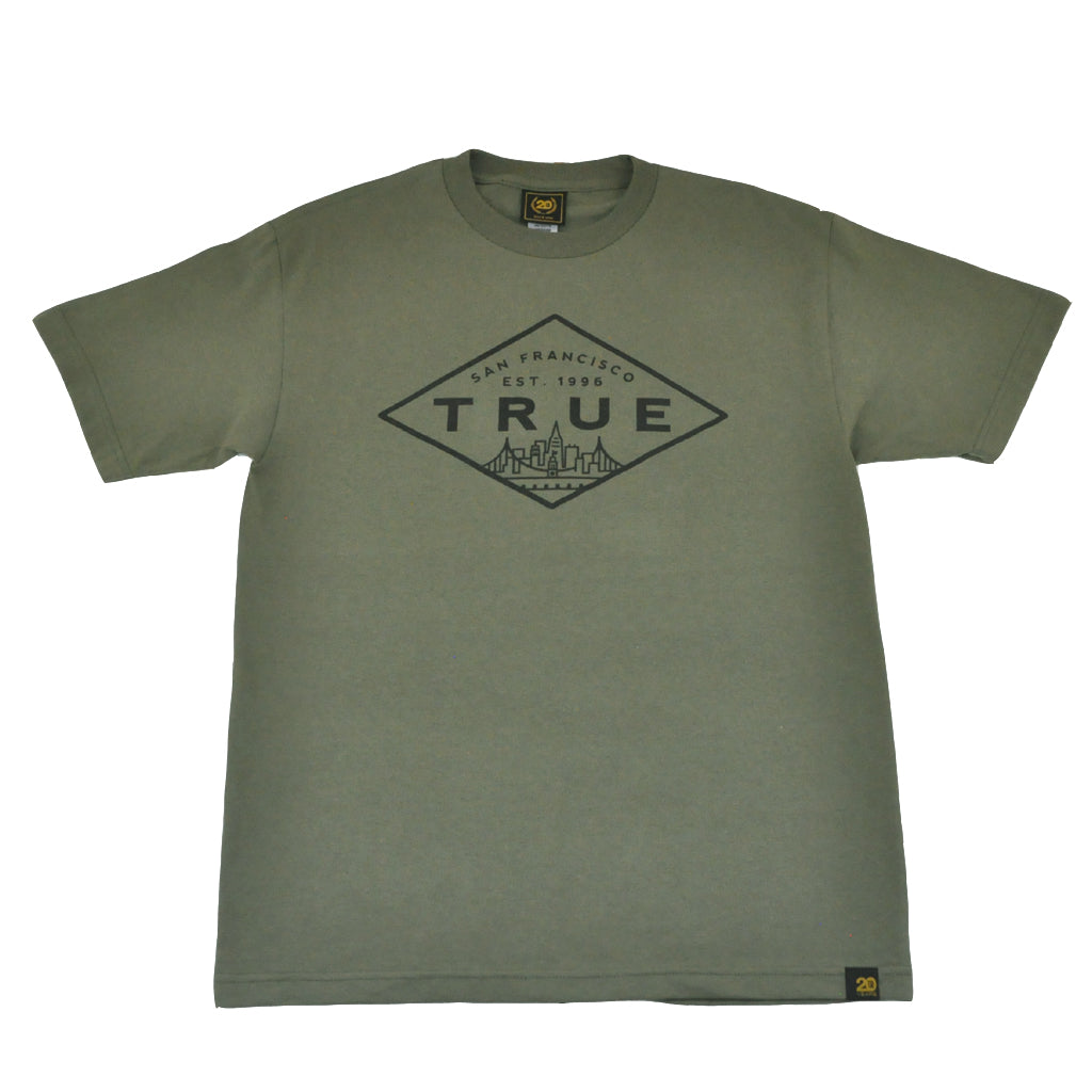 TRUE - Established Basic Men's T-Shirt, Military - The Giant Peach