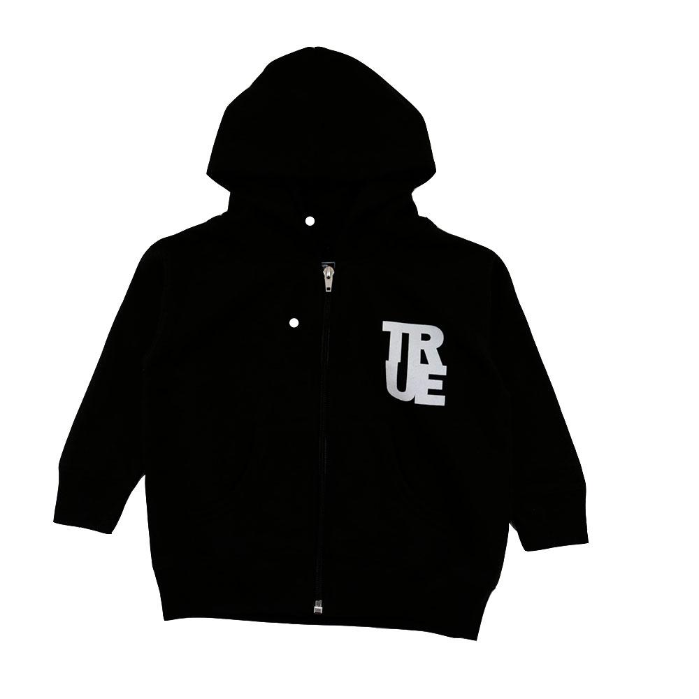 TRUE - Hip Hop Alphabet Kids Hoodie, Black
