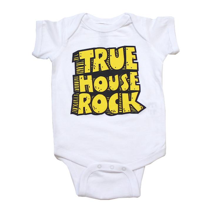 TRUE - True House Rocks Infant One Piece, White