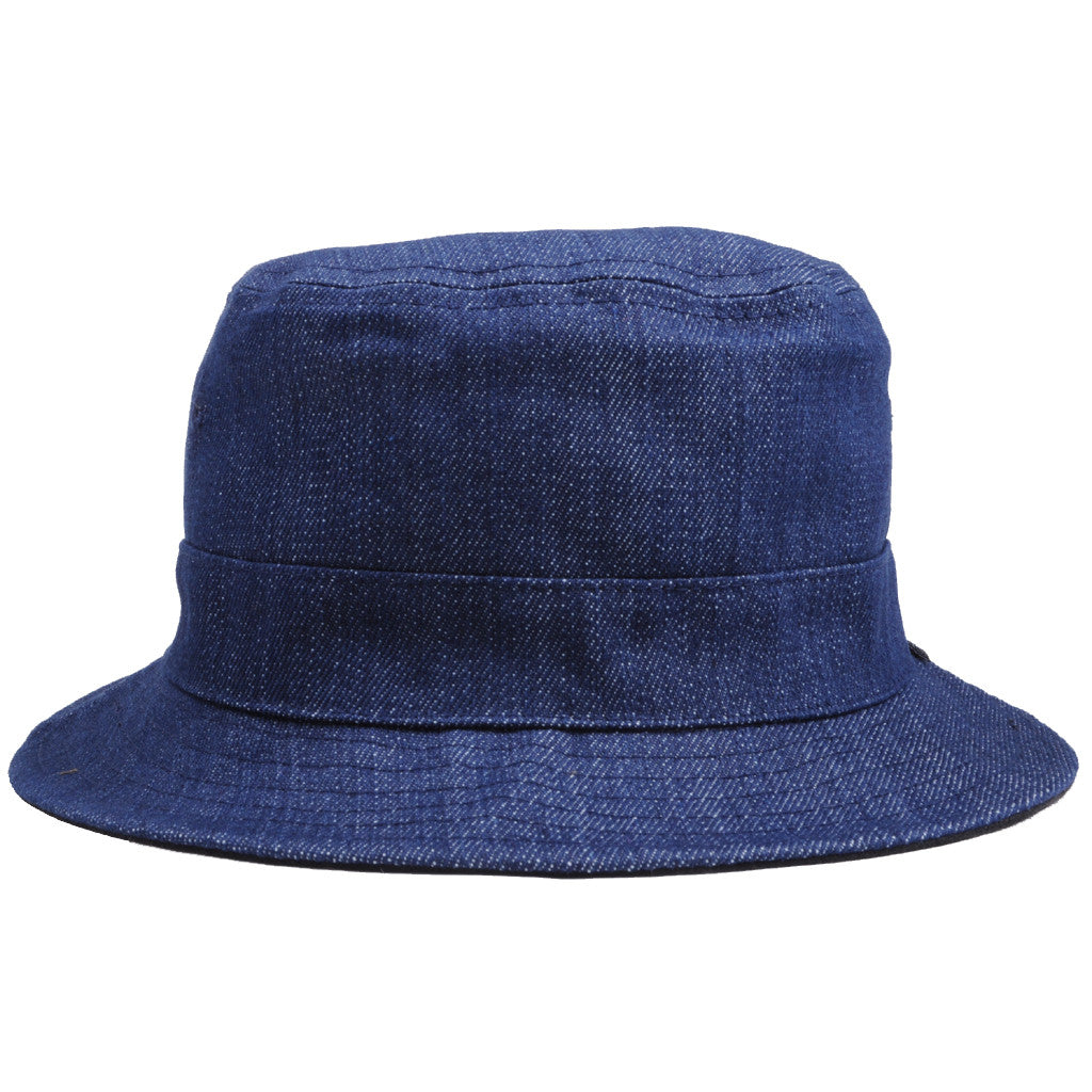 Brixton - Tull Reversible Bucket Hat, Brown/Navy - The Giant Peach