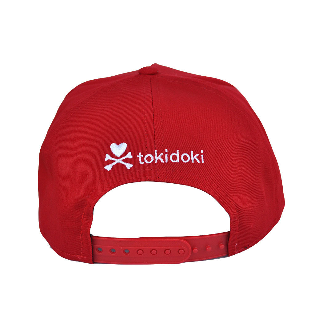 tokidoki - Valentine Snapback Hat, Red - The Giant Peach