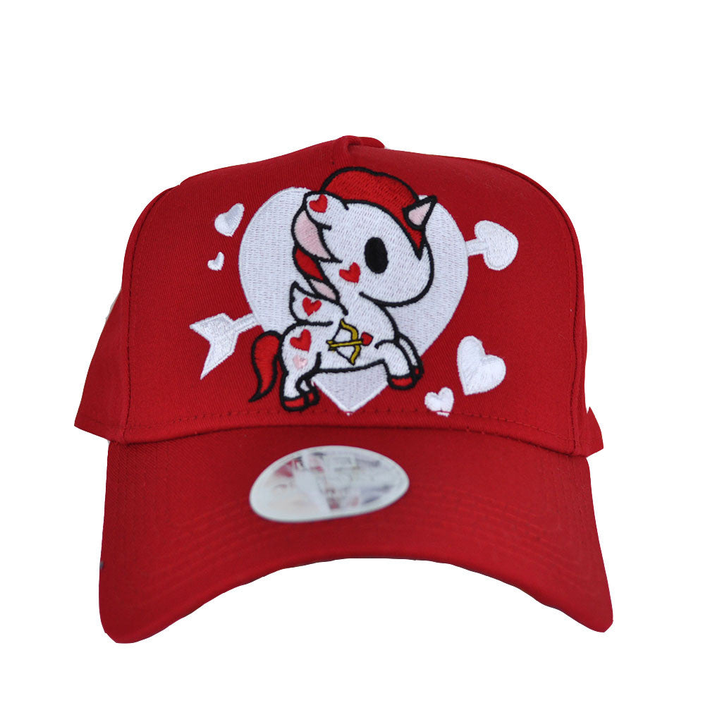 tokidoki - Valentine Snapback Hat, Red - The Giant Peach