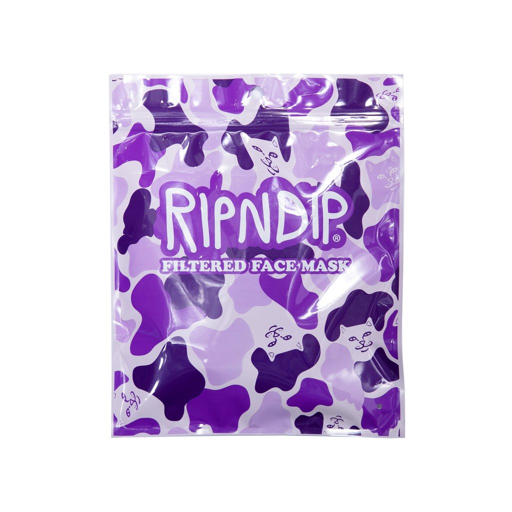RIPNDIP Ventilator Face Mask, Purple Camo – The Giant Peach