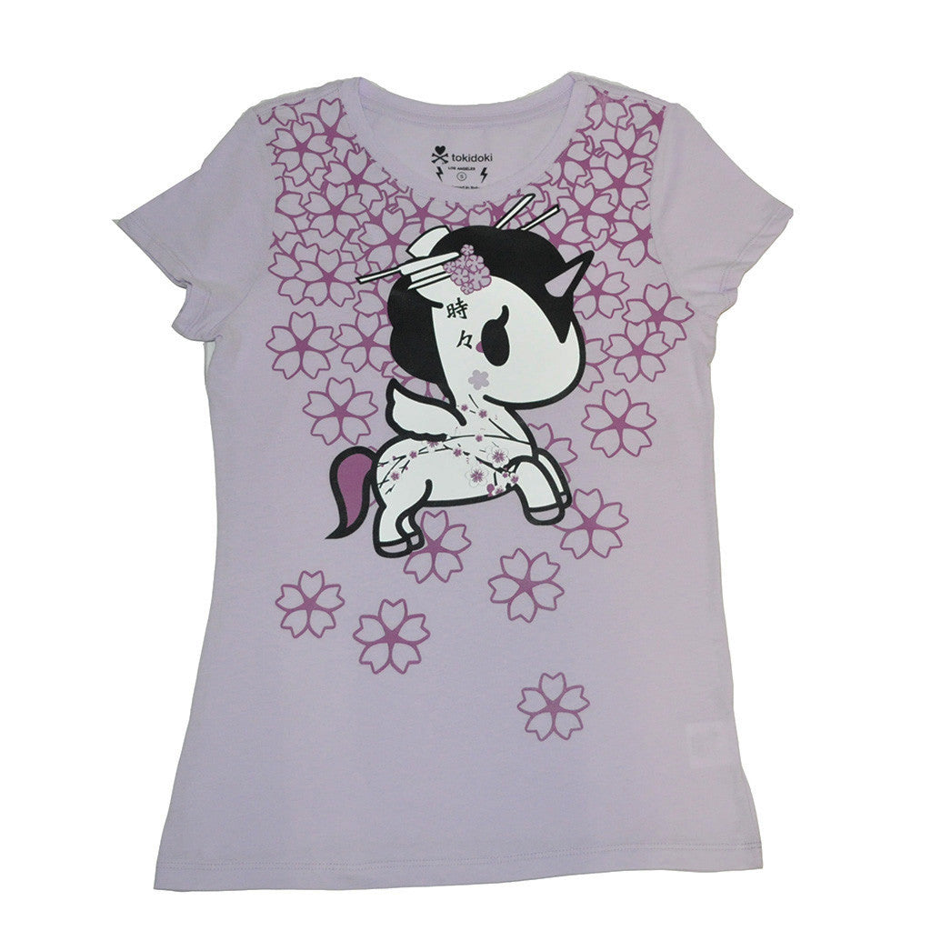 tokidoki - Viola Sakura Women's Tee, Purple - The Giant Peach