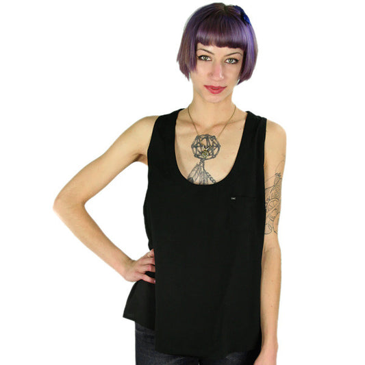 OBEY - Double Take Women's Tank Top, Black - The Giant Peach