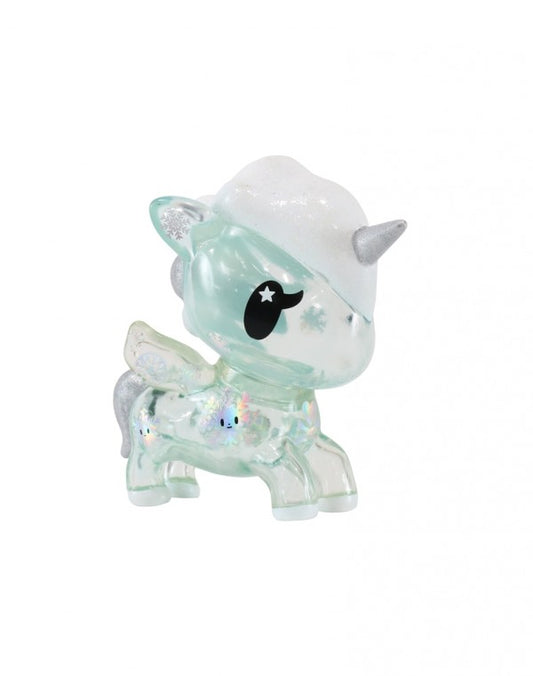 tokidoki - Holiday 5" Yuki Unicorno Vinyl Figure, Clear Blue - The Giant Peach