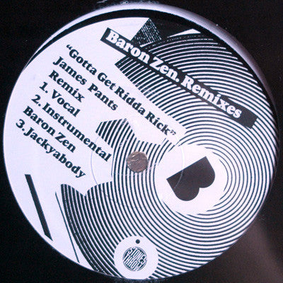 Baron Zen - Remixes, 12" Vinyl - The Giant Peach