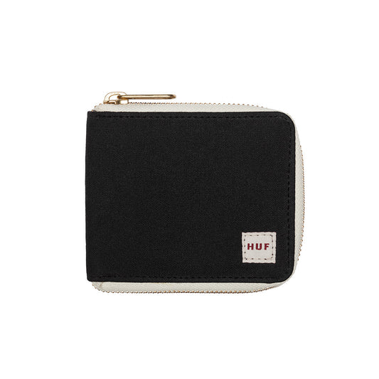 HUF - Full Zip Wallet, Black - The Giant Peach